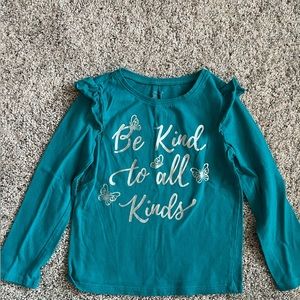 Long sleeve girls tee